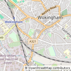 Map of Wokingham