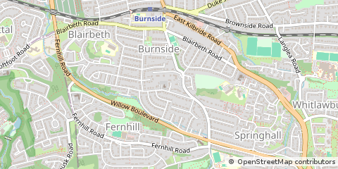 Map of Glasgow