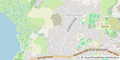 Map of Swansea