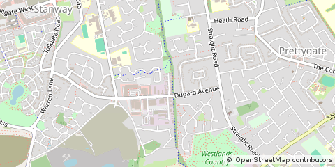Map of Colchester, Essex