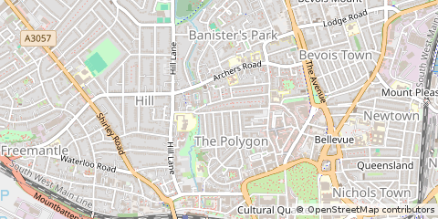 Map of Southampton