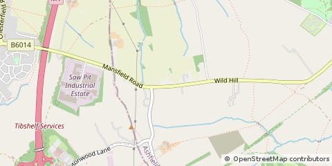 Map of Sutton-in-Ashfield