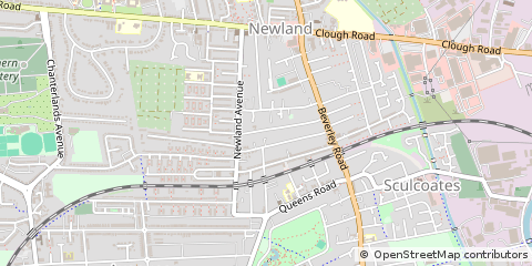 Map of Hull, East Yorkshire