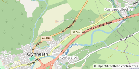 Map of Neath Port Talbot