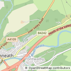 Map of Neath Port Talbot