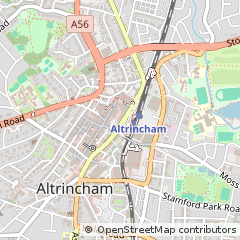 Map of Altrincham