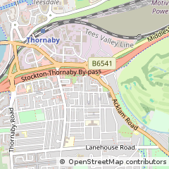 Map of Stockton-on-Tees