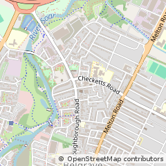 Map of Leicester, Leicestershire