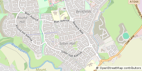 Map of Stockton-on-Tees