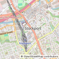 Map of Stockport, Cheshire