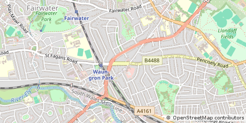 Map of Cardiff