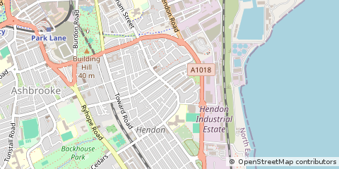 Map of Sunderland