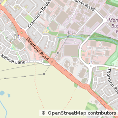 Map of Solihull, West Midlands