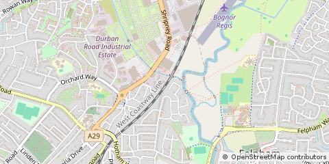 Map of Bognor Regis, West Sussex