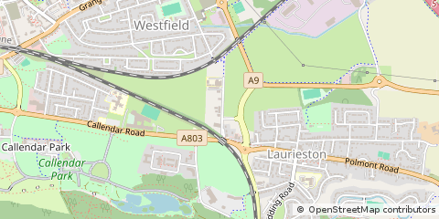Map of Falkirk, Stirlingshire