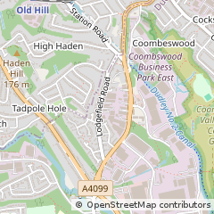Map of West Midlands