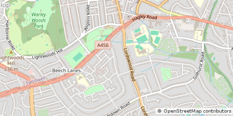 Map of Birmingham