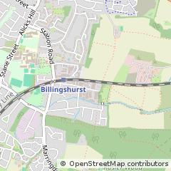 Map of Billingshurst, West Sussex