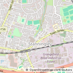 Map of Pudsey, Leeds, West Yorkshire