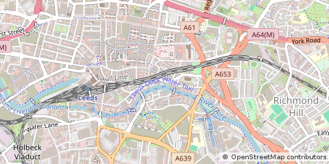 Map of Leeds