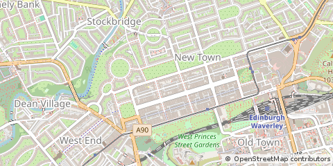 Map of Edinburgh