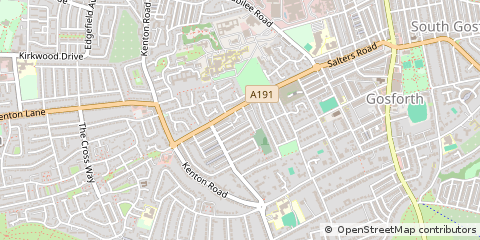 Map of Newcastle Upon Tyne