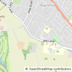 Map of Rainhill