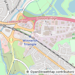 Map of Wokingham, Berkshire