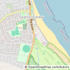 Map of Seaton Carew, Hartlepool