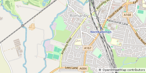 Map of North Yorkshire