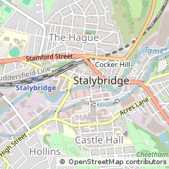 Map of Stalybridge, Cheshire