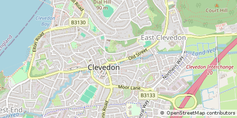 Map of Bristol, North Somerset