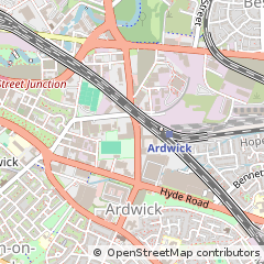 Map of Manchester
