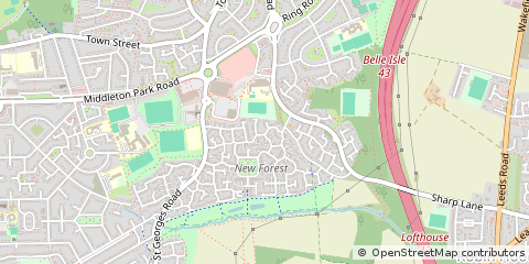 Map of Leeds