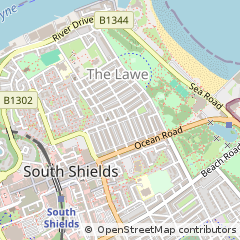 Map of South Shields