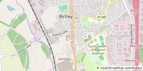 Map of Chester LE Street