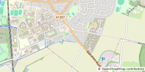 Map of Cambridge, Cambs
