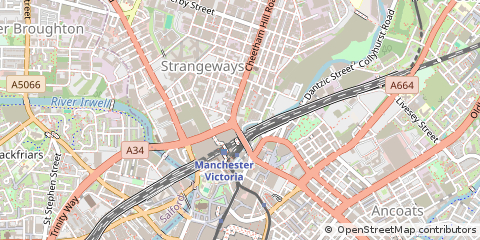 Map of Manchester