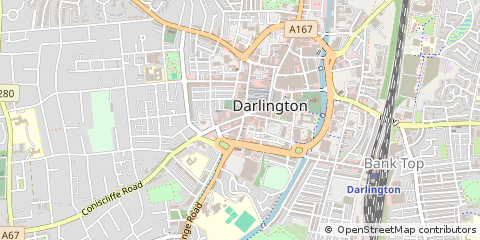 Map of Stockton-on-Tees
