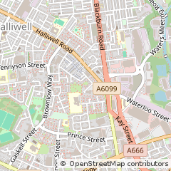 Map of Bolton, Greater Manchester