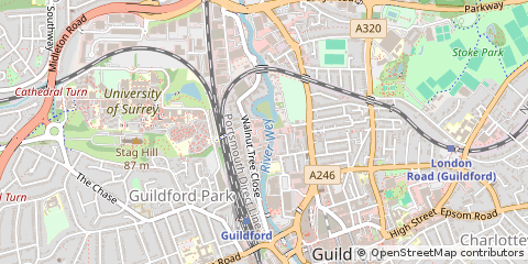 Map of Guildford