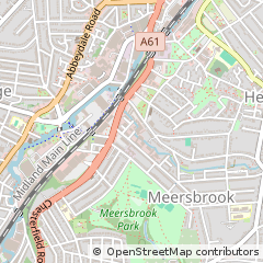 Map of Sheffield