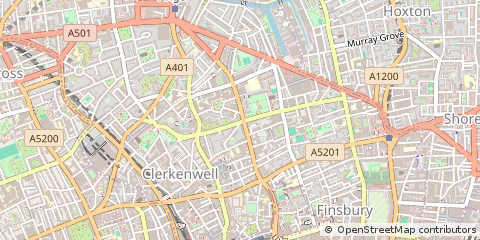 Map of Islington, London