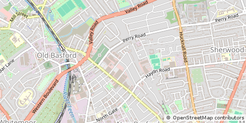 Map of Nottingham