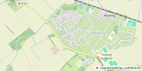 Map of Grimsby, North East Lincs