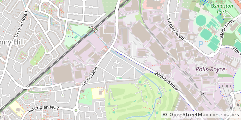 Map of Derby, Derbyshire