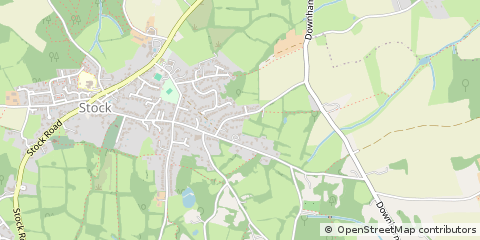 Map of Stock, Essex