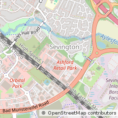 Map of Ashford