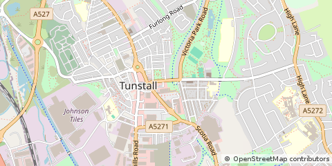 Map of Stoke-on-Trent