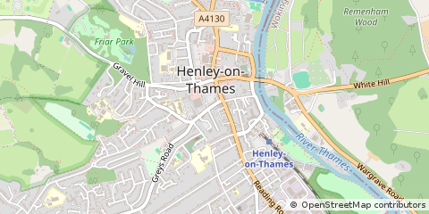Map of Henley-on-Thames